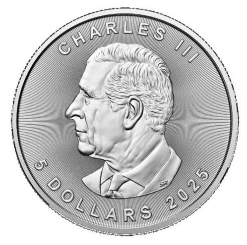 Canada 1 ounce 2025 Maple Leaf zilver, Postzegels en Munten, Edelmetalen en Baren, Zilver, Ophalen of Verzenden