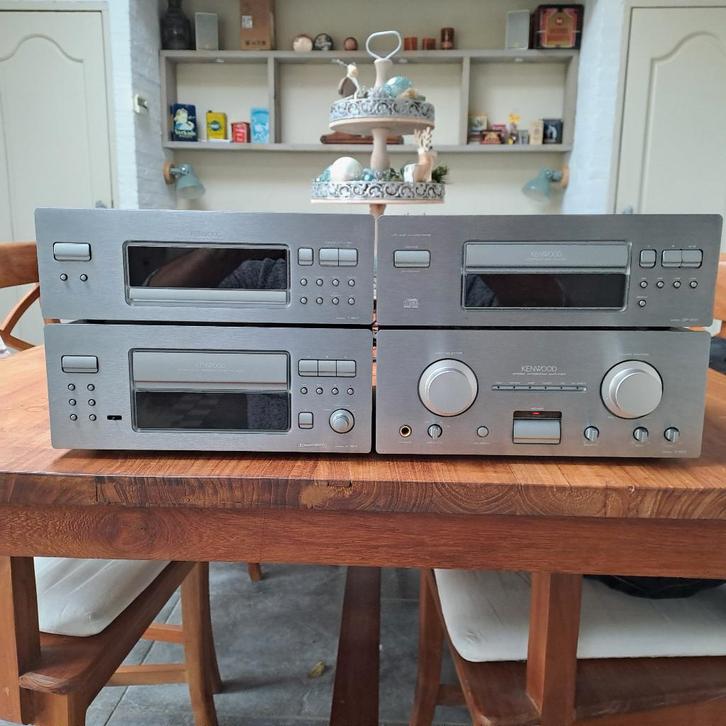 Kenwood HD600 stereo set, nieuw en vrijwel ongebruikt, Audio, Tv en Foto, Stereoketens, Zo goed als nieuw, Cassettedeck, Cd-speler
