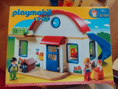 1.2.3 playmobil 6784 maison de campagne, Kinderen en Baby's, Speelgoed | Poppenhuizen, Zo goed als nieuw, Ophalen