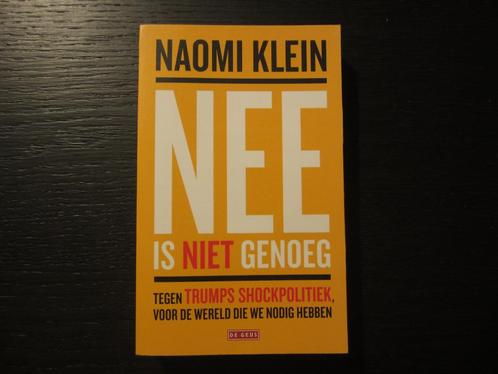 Nee is niet genoeg   -Naomi Klein-, Livres, Philosophie, Envoi