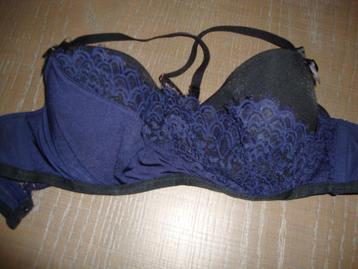 BH EUR 75 C, Hunkemöller, Enlèvement ou Envoi, Bleu, Soutien-gorge