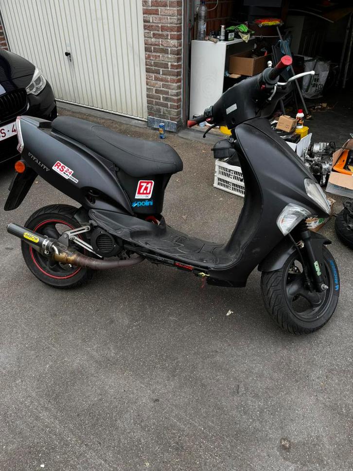 Te Koop: A-klasse Kymco Vitality 2 Takt 2017, Fietsen en Brommers, Scooters | Overige merken, Zo goed als nieuw, Klasse A (25 km/u)