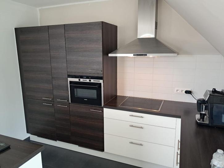 volledig ingerichte keuken, Huis en Inrichting, Keuken | Complete keukens, Gebruikt, U-keuken, Overige kleuren, Hout, Ophalen