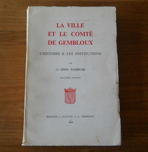 La ville et le comté de Gembloux (Léon Namèche), Livres, Histoire nationale, Utilisé, Enlèvement ou Envoi