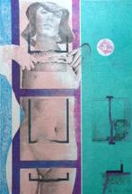 POL MARA / ELLE S'EST ACQUISE / KLEURLITHO JAPAN / 74x53cm, Antiek en Kunst, Ophalen of Verzenden