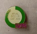 Pin OVAM. Afval. Doe er wat aan., Enlèvement ou Envoi, Comme neuf, Autres sujets/thèmes, Insigne ou Pin's