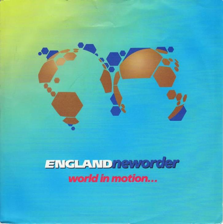 ENGLAND NEW ORDER – World In Motion... (45T synth/pop 1990, Cd's en Dvd's, Vinyl | Dance en House, Ophalen of Verzenden