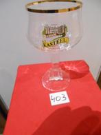Kasteel bierglas verzameling kelkvoet, Glas of Glazen, Ophalen of Verzenden, Zo goed als nieuw