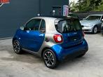 Smart Fortwo 453 Automaat 0.9Turbo Navi Airco Panorama Cruis, Auto's, Smart, Automaat, 898 cc, Blauw, Navigatiesysteem