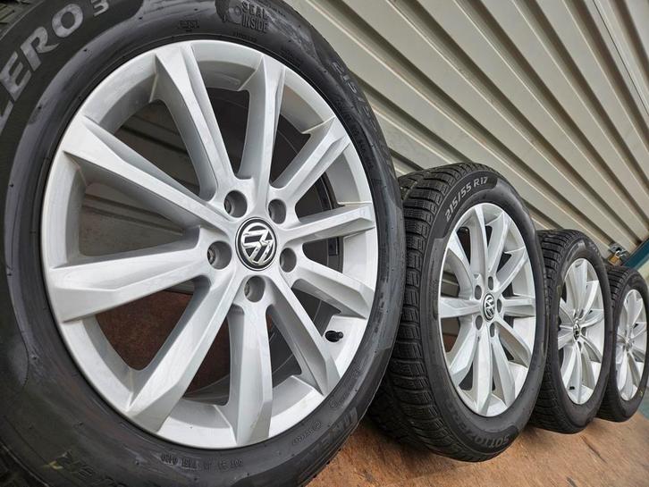 17 inch Vw Passat Troc Arteon Touran velgen winterbanden, Auto-onderdelen, Besturing, Ophalen of Verzenden