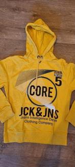 gele trui met kap / hoodie van Jack & Jones maat XS - Smal, Kleding | Heren, Truien en Vesten, Geel, Jack&Jones, Ophalen of Verzenden