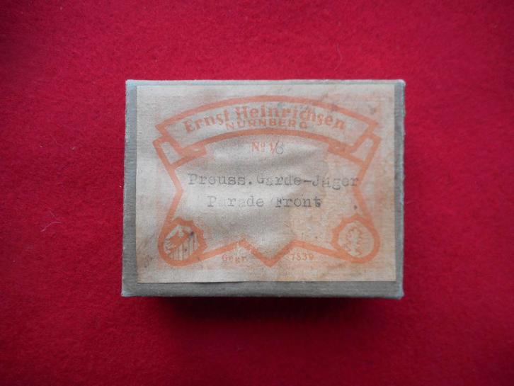 boite PREUSS. GARDE-JÄGER de EUPEN allemand ww1, Collections, Objets militaires | Général, Envoi