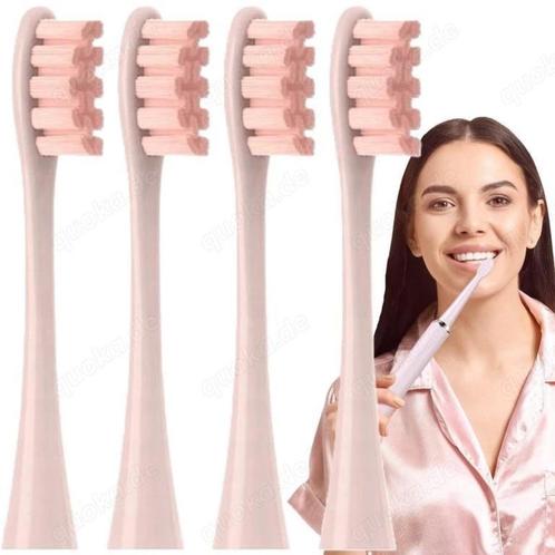 Embouts pour brosses à dents Philips Sonicare, 4 pièces, ros, Handtassen en Accessoires, Uiterlijk | Mondverzorging, Tandenborstel