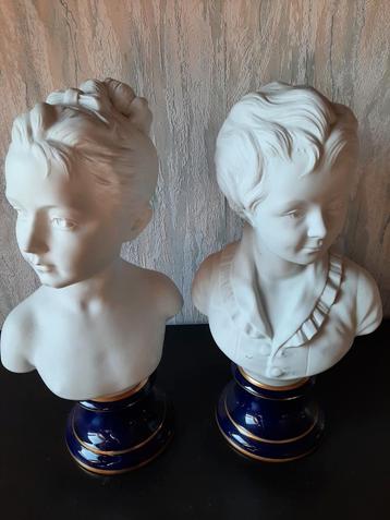 2 beelden van Limoges, Antiek en Kunst, Antiek | Vazen, Ophalen