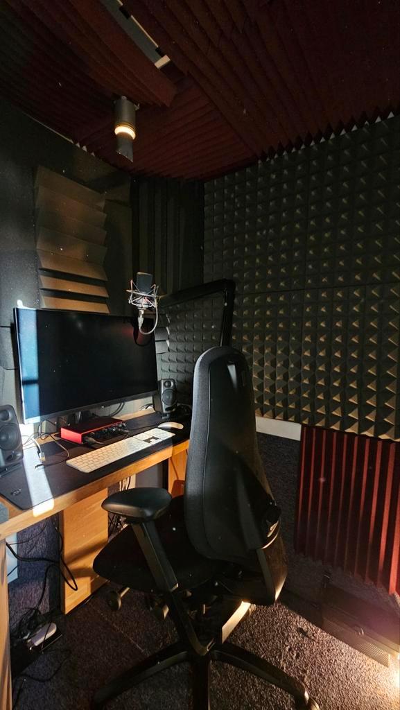 Voice Booth 120x150 - akoestisch behandeld, Muziek en Instrumenten, Overige Muziek en Instrumenten, Ophalen