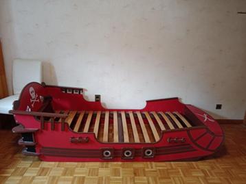 Gratis piratenboot bedframe, 90 cm, Autres couleurs, Une personne, Enlèvement