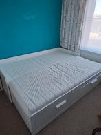 Gratis af te halen ikea bed, Enlèvement, Utilisé, Réglable, Blanc