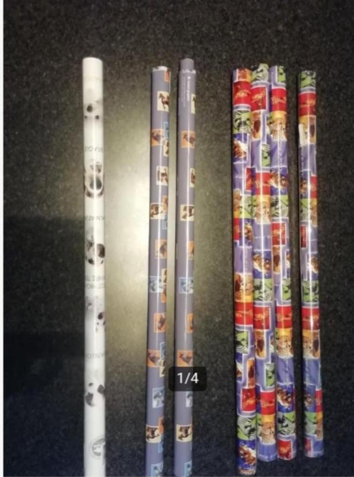 Kaftpapier dieren (7 rollen), Diversen, Schoolbenodigdheden, Zo goed als nieuw, Ophalen