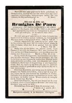 Oorlogsslachtoffer dwangarbeider Oordegem + Ancerville 1917, Verzamelen, Ophalen of Verzenden, Overige soorten, Foto of Poster