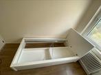 Ikea bed Malm, Huis en Inrichting, Slaapkamer | Bedden, Ophalen, 90 cm, Eenpersoons, Wit