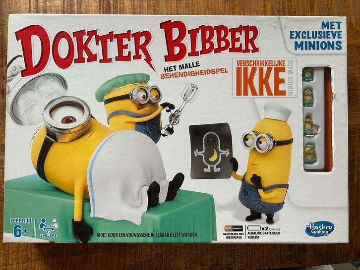 Dokter Bibber - Versie Verschrikkelijke Ikke, Hobby en Vrije tijd, Gezelschapsspellen | Overige, Zo goed als nieuw, Ophalen of Verzenden