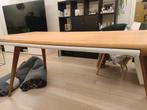 Lange tafel met schuifjes, Ophalen