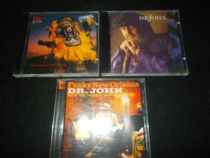 DR. JOHN - 3CD's samen te koop in 1 Lot. - Mac Rebennack, Cd's en Dvd's, Cd's | Jazz en Blues, Zo goed als nieuw, Jazz en Blues