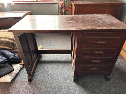 Bureau vintage, Huis en Inrichting, Bureaus, Gebruikt, Bureau, Ophalen