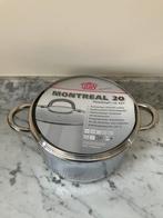 GSW montreal 20cm, 3,5l, inox, Inox, Nieuw, Keramische plaat, Ophalen