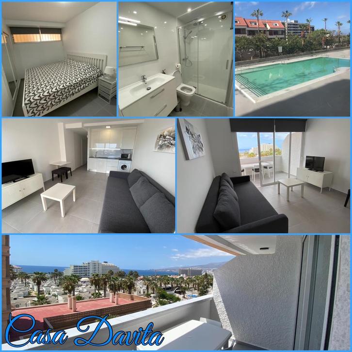 3 appartementen te huur Tenerife Zuid, Vakantie, Vakantiehuizen | Spanje, Appartement, 1 slaapkamer, Tv