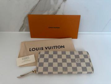 Louis Vuitton Clémence wallet damier azur canvas beschikbaar voor biedingen