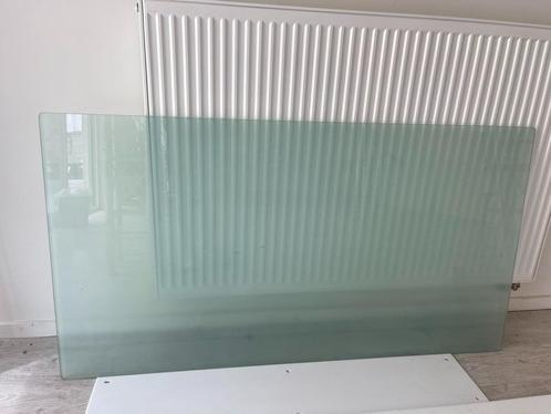 Table en verre 150 x 80 cm - État neuf, Maison & Meubles, Pièces pour table, Neuf, Dessus de la table, 100 à 150 cm, 50 à 100 cm