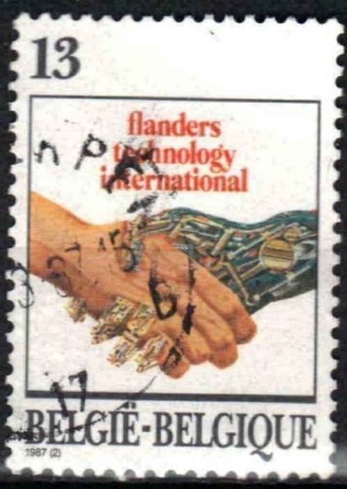 Belgie 1987 - Yvert/OBP 2243 - Flanders Technology (ST), Timbres & Monnaies, Timbres | Europe | Belgique, Affranchi, Envoi