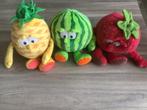 Pakket knuffels fruit, Kinderen en Baby's, Speelgoed | Knuffels en Pluche, Ophalen of Verzenden, Gebruikt