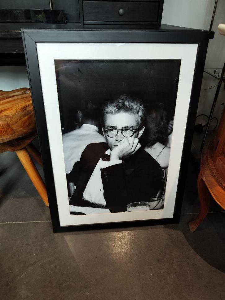 Gelimiteerde ingelijste foto van James Dean, Verzamelen, Film en Tv, Zo goed als nieuw, Film, Foto of Kaart, Ophalen