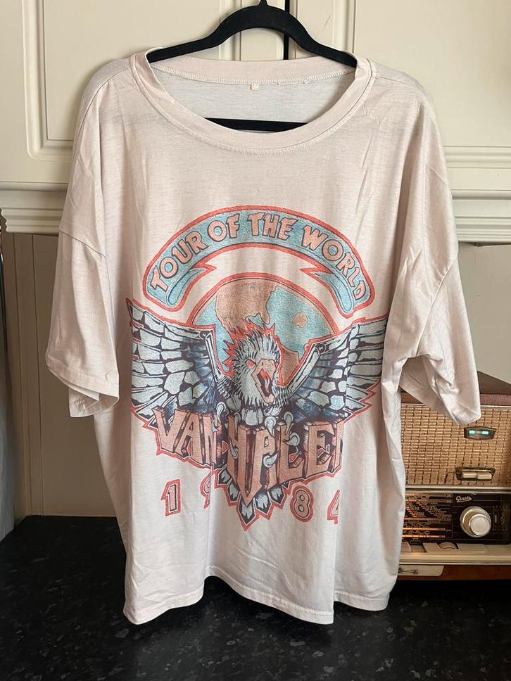 90's look oversized T-shirt, Kleding | Dames, T-shirts, Zo goed als nieuw, Maat 46/48 (XL) of groter, Ophalen of Verzenden