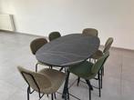 Nieuwe hoge tafel en zes stoelen, Enlèvement, Neuf, Cinq personnes ou plus, Ovale
