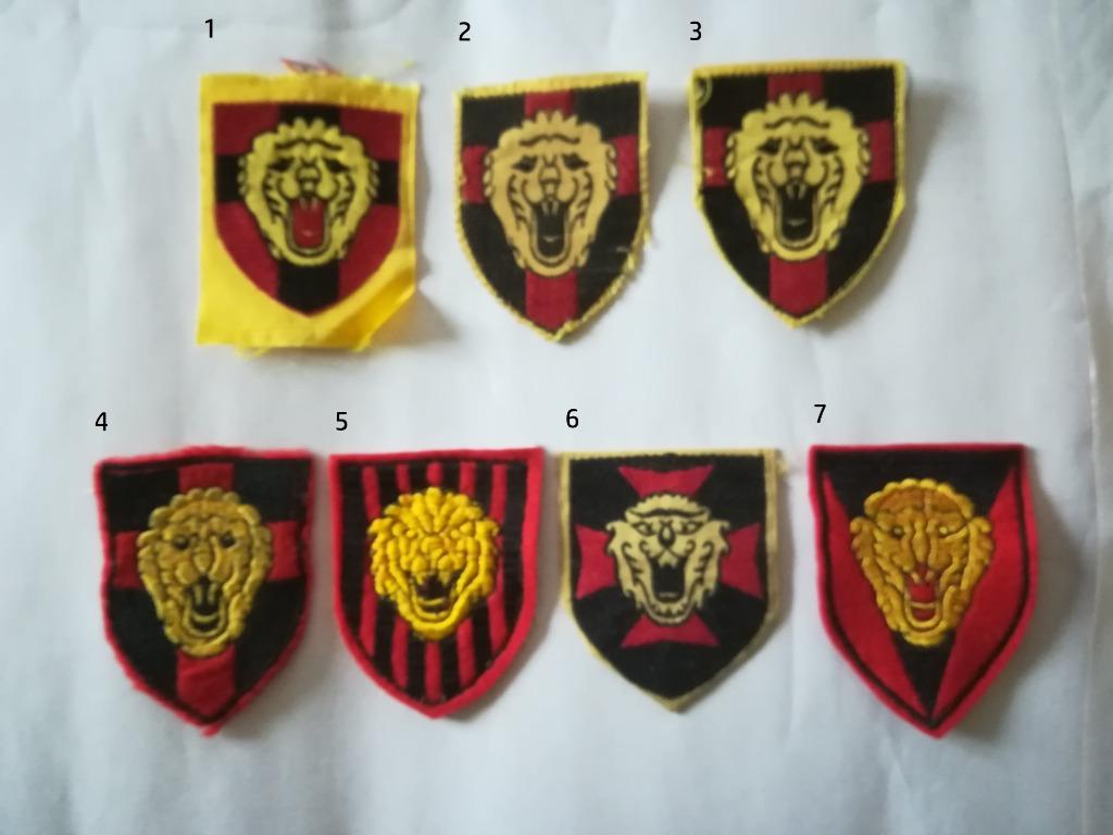 Mouwinsignes Belgische Legerkorpsen, Ophalen of Verzenden, Landmacht, Embleem of Badge