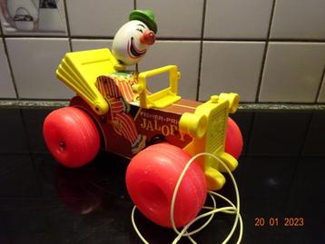 Fisher Price Jalopy Pull Toy No.724*VINTAGE*Made U.S.A beschikbaar voor biedingen