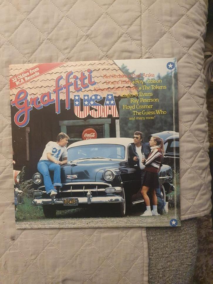 LP - Graffiti USA 32 Oldies From RCA Records - 1978, Cd's en Dvd's, Vinyl | Rock, Zo goed als nieuw, Poprock, 12 inch, Ophalen of Verzenden