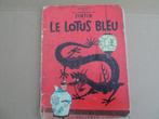 Le Lotus Bleu -  Les avontures de Tintin - Hergé - 1946, Boeken, Gelezen, Eén stripboek, Ophalen of Verzenden, Herge