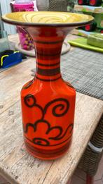 Oude vaas retro merk getekend onderaan plateel holland gouda, Antiek en Kunst, Ophalen