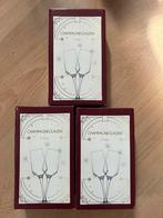 Champagne glazen 6 stuks, Ophalen of Verzenden, Zo goed als nieuw