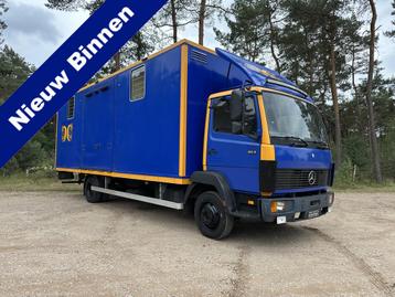 Mercedes-Benz 814 7.5T 6-paards paardenvrachtwagen beschikbaar voor biedingen