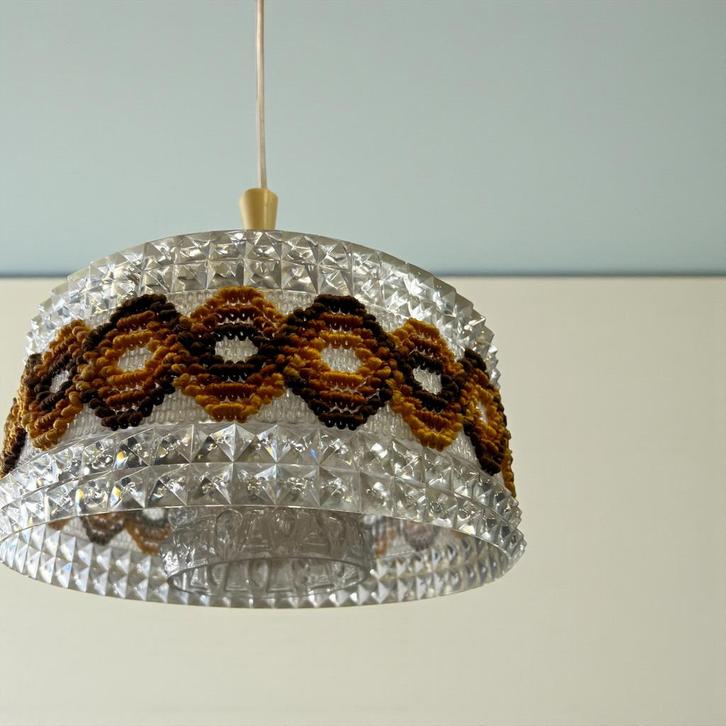 Vintage space age luster / hanglamp, Antiek en Kunst, Antiek | Verlichting, Ophalen of Verzenden