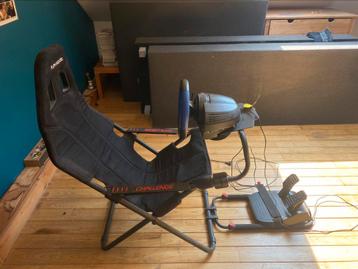 Playseat Challenge avec volant de course Thrustmaster T150, Enlèvement, Comme neuf