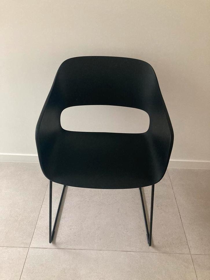 Stoelen 4 stuks, Huis en Inrichting, Stoelen, Gebruikt, Zwart, Ophalen