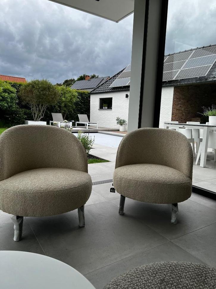 Eenzit fauteuil, Huis en Inrichting, Fauteuils, Nieuw, Stof, 50 tot 75 cm, 75 tot 100 cm, Ophalen