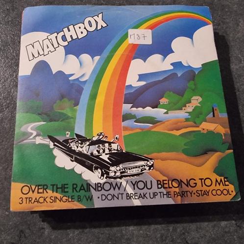 45T Matchbox - Over the rainbow / you belong to me, CD & DVD, Vinyles Singles, Utilisé, Single, Rock et Metal, 7 pouces, Enlèvement ou Envoi
