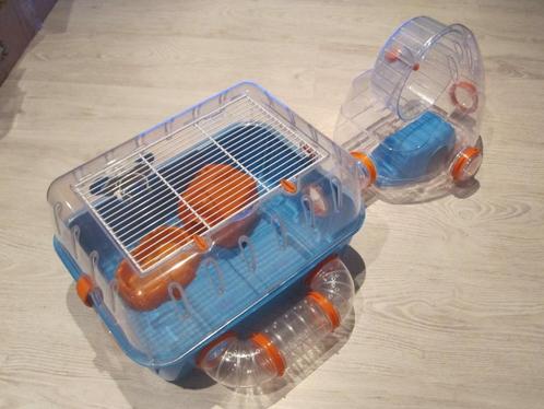 HAMSTERKOOI FERPLAST COMBI 2 (set A), Dieren en Toebehoren, Knaagdieren en Konijnen | Hokken en Kooien, Gebruikt, Kooi, Minder dan 60 cm